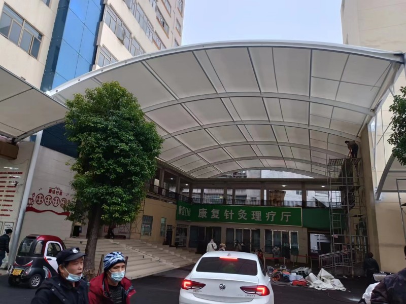 2026徐州市推拉棚膜结构一体化厂家，厂区、园区停车棚工程承接-1