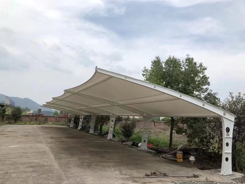 2026徐州市学校膜结构自行车棚工程，耐腐蚀膜结构厂家施工-3